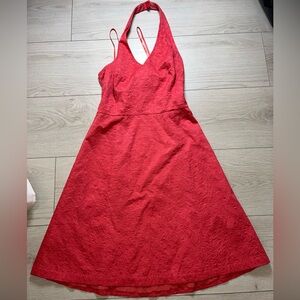 Ann Taylor Women's Sleeveless Halter Dress Size 4 Corral